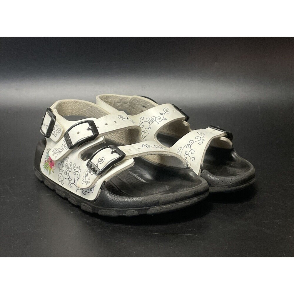 Birkenstock Birkis Kids Girls Sandals Buckle Slip On Size 9/9.5 Youth